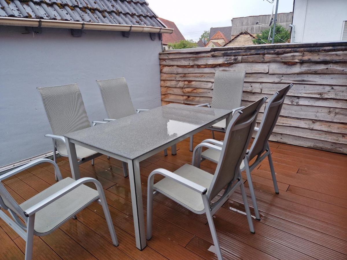 Ferienwohnung Blumenshein Bei Speyer Karlsruhe Familienfreundlich 5 Pers Zeiskam Екстериор снимка
